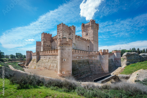 Castillo de la Mota in Medina del Campo, Castille, Spain
