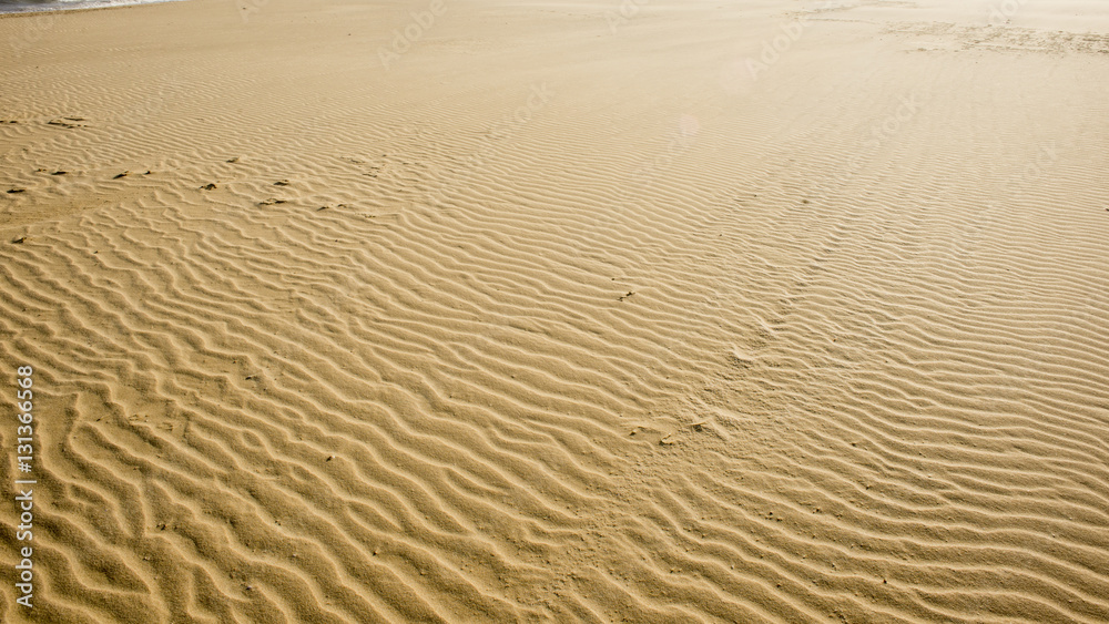 Textured sea sand