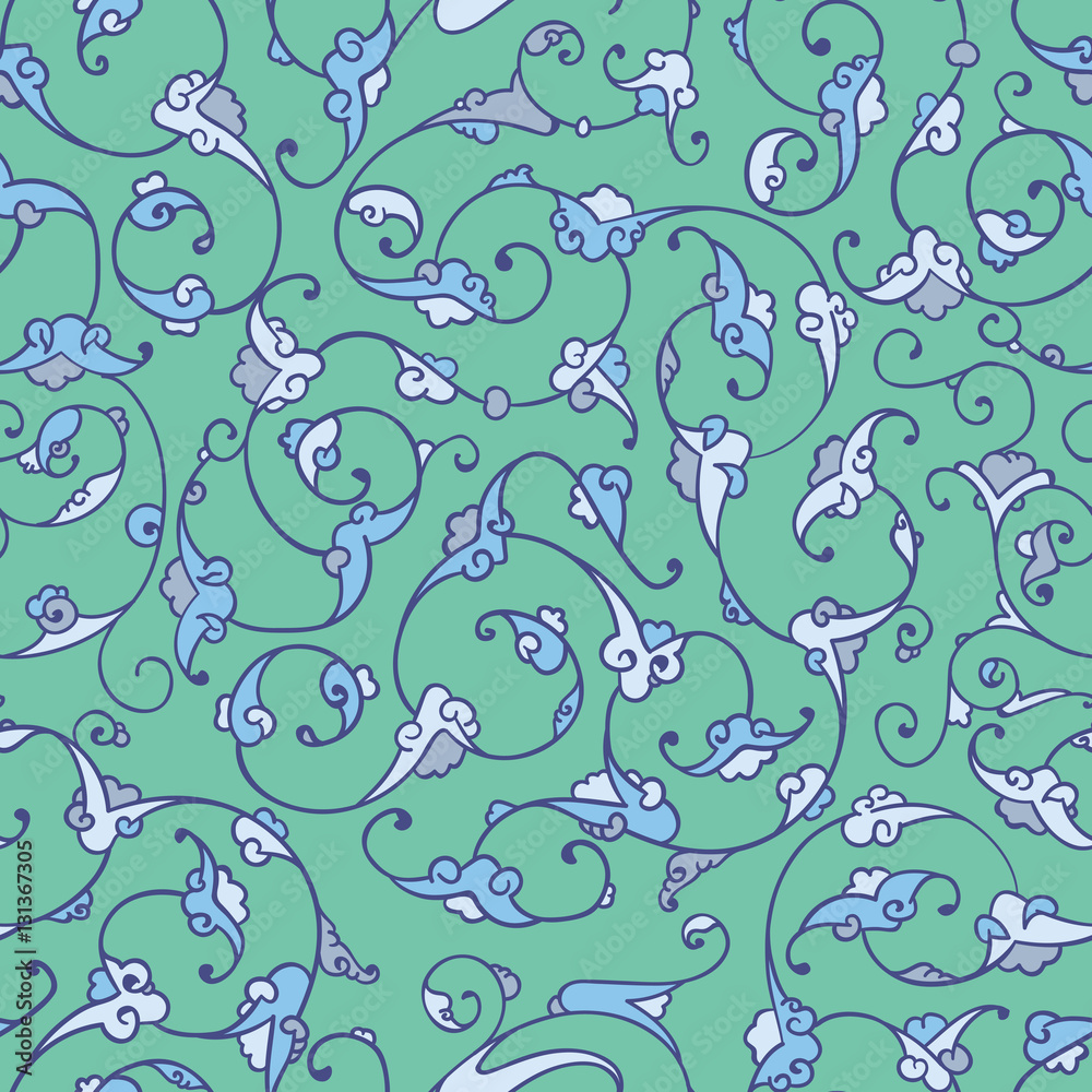 Rumi Iznik Seamless Pattern Rumi Iznik Seamless Pattern