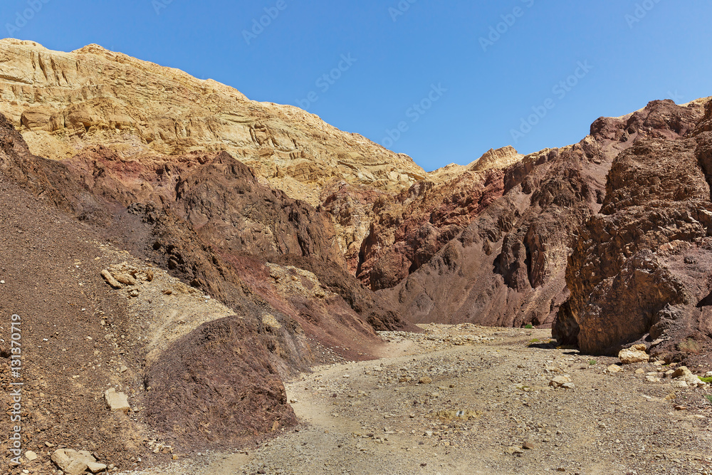 Desert and mountain canyons