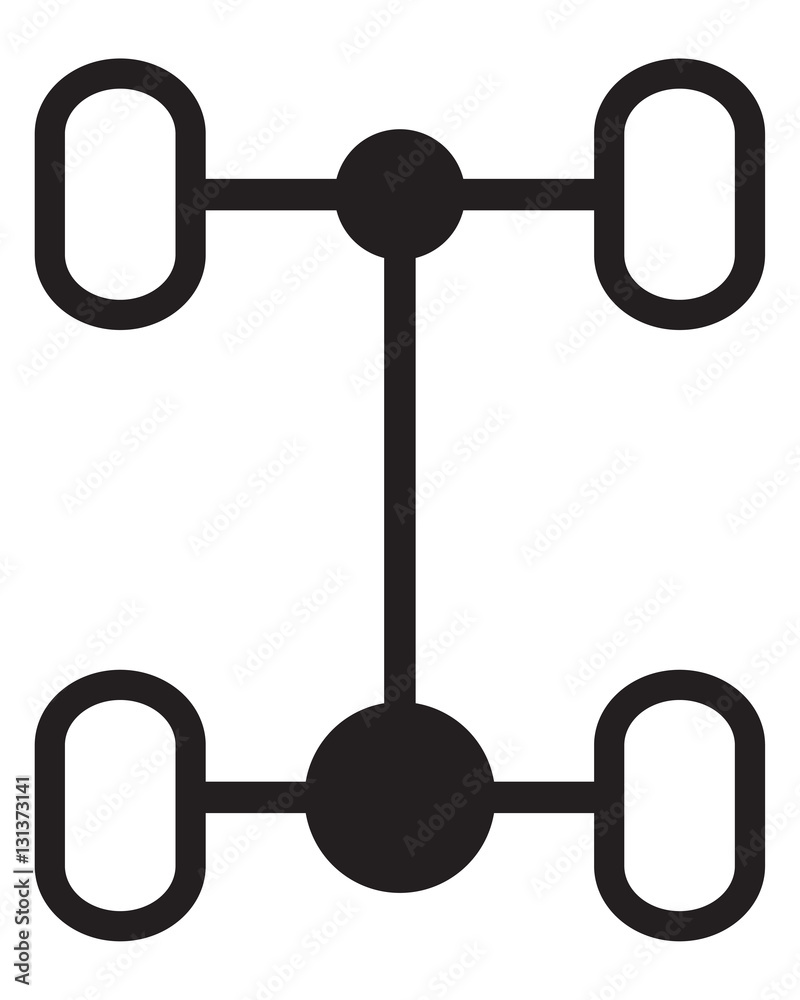 Chassis car icon Chassis car icon