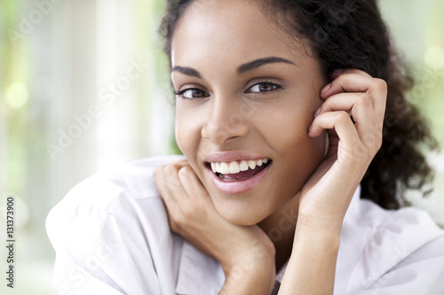 Smiling African Woman
