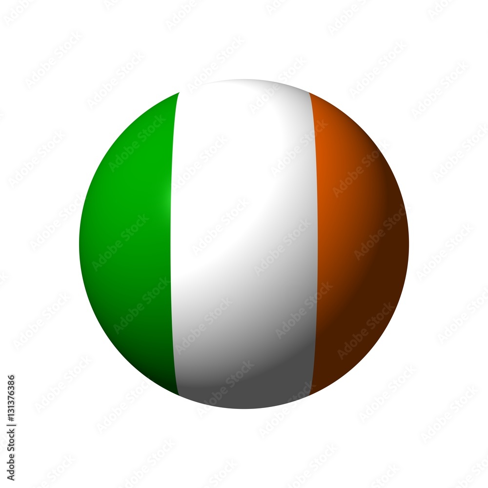 Sphere with flag of Ireland Sphere with flag of Ireland