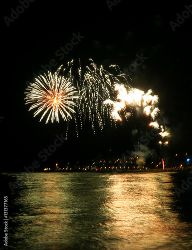 Fotografie Illustration fireworks at an event.