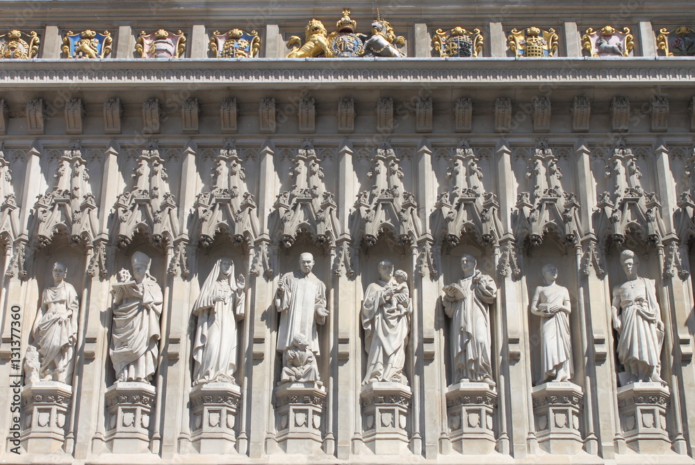 Fototapeta premium Facade of Westminster Abbey in London, UK