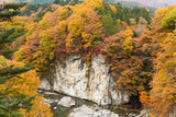 Autumn landscape in kinugawa