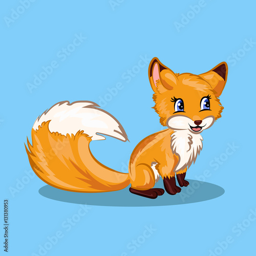 Fototapeta Naklejka Na Ścianę i Meble -  red fox baby