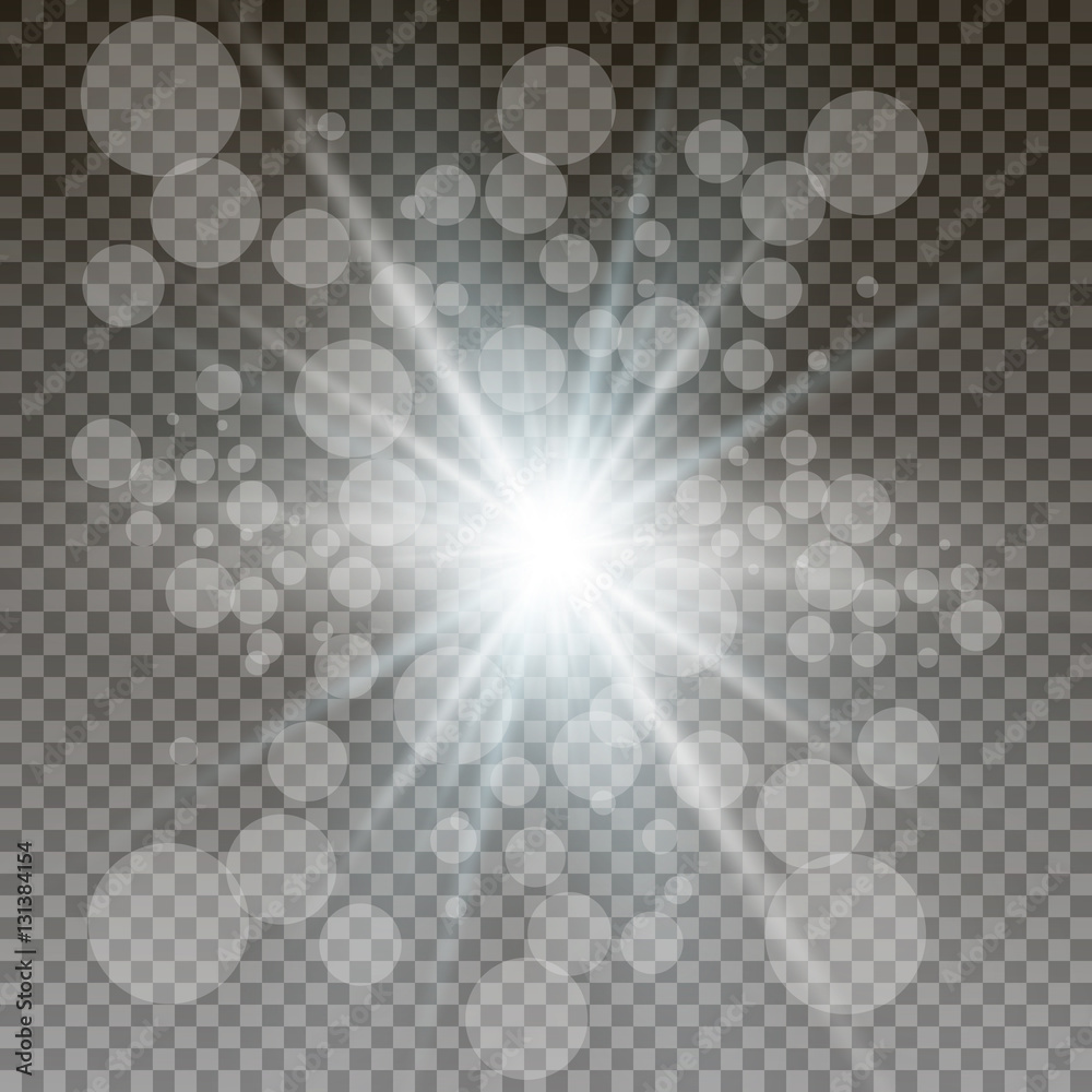 Light flare special effect with rays of light and magic sparkles. Light flare special effect with rays of light and magic sparkles.
