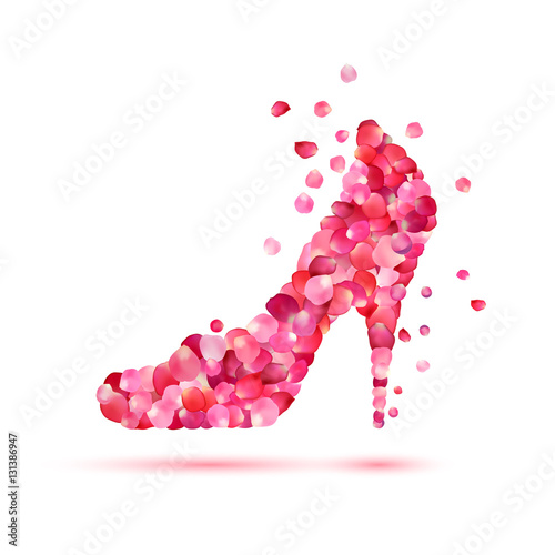 High-heeled shoes icon.