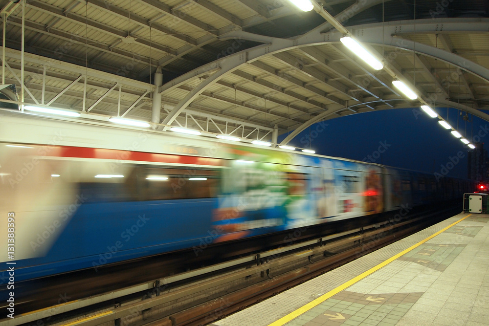 train on subway