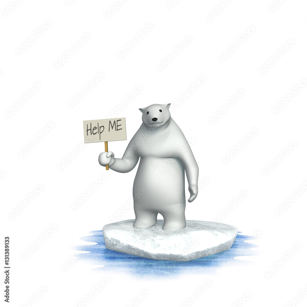 Réchauffement Climatique, l'Ours Polaire appelle à l'aide