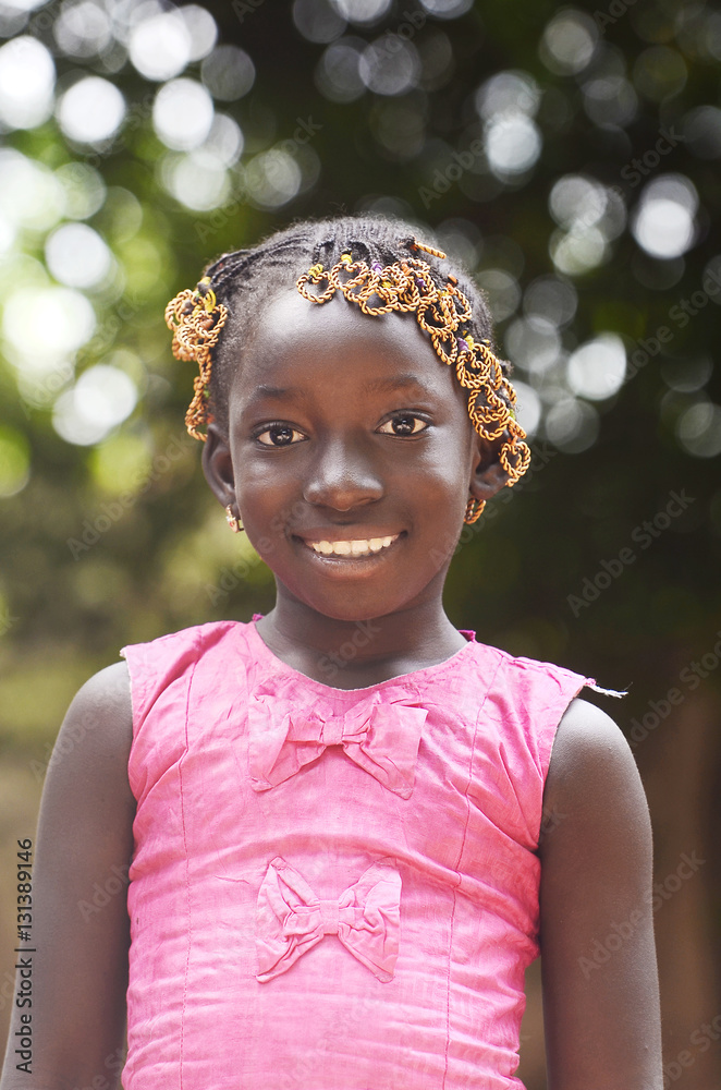 Little Black African Girl