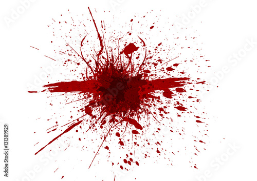 Vector splatter red color background