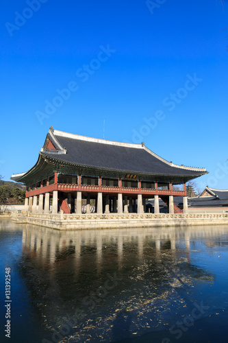 Gyeongbok palace in Seoul City, South Korea