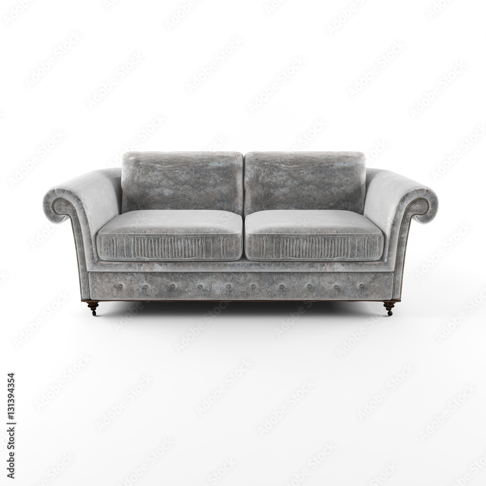 3d illustration of sofa on white background 3d illustration of sofa on white background