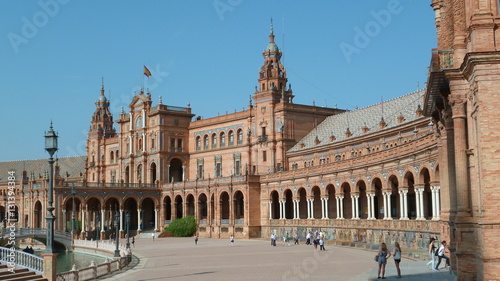 Place d'Espagne, à Séville (Espagne)