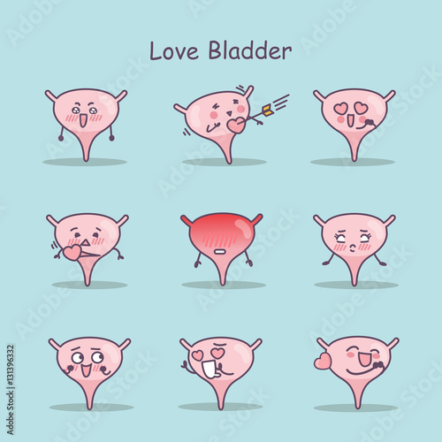 love cartoon bladder