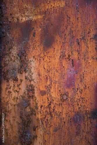 Rust closeup texture background.