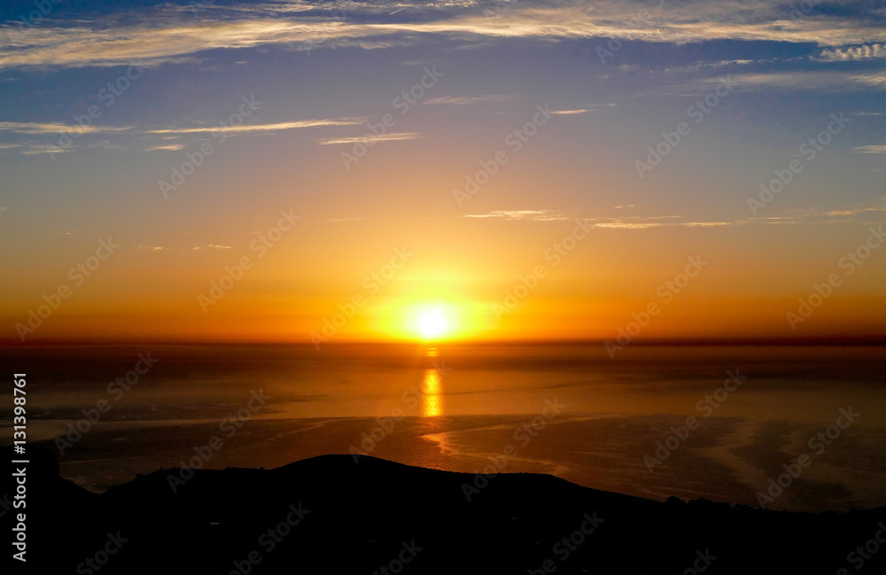 Sonnenaufgang an der Costa Blanca bei Moraira/Spanien Sonnenaufgang an der Costa Blanca bei Moraira/Spanien