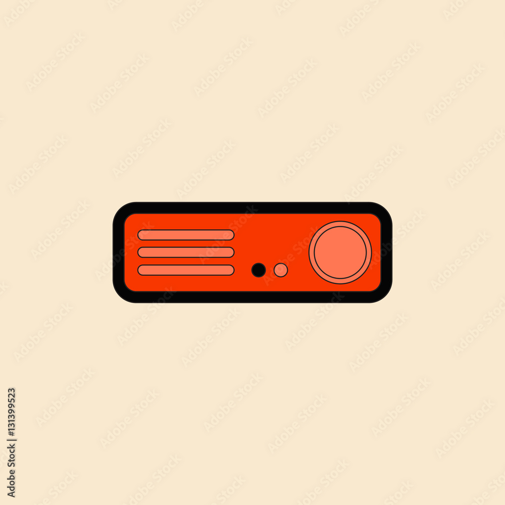 home Theater Vector illustration in flat style Home cinema home Theater Vector illustration in flat style Home cinema