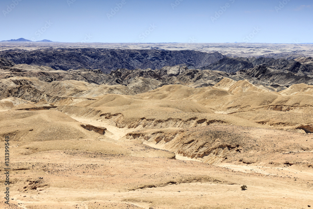Desert view in Namibia