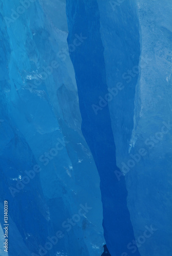 Blue, Blue Ice of Reid Glacier, Glacier Bay, Alaska photo