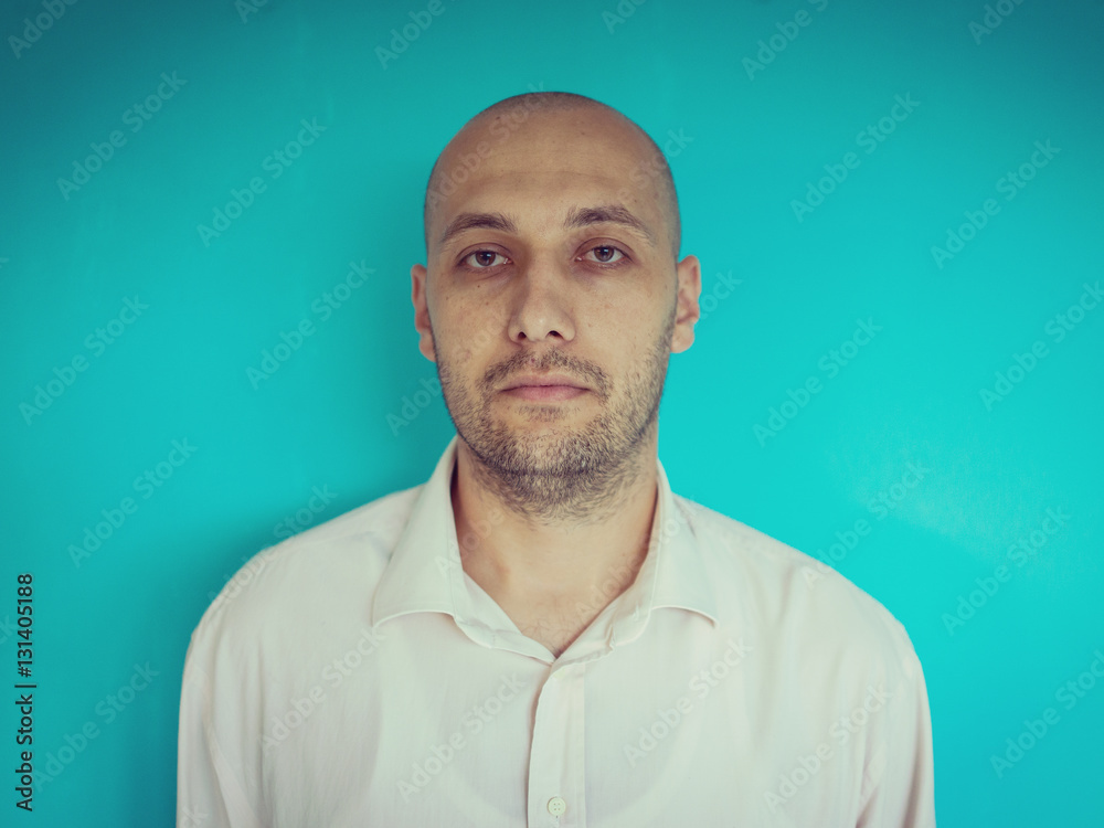 Fototapeta premium Young man studio portrait