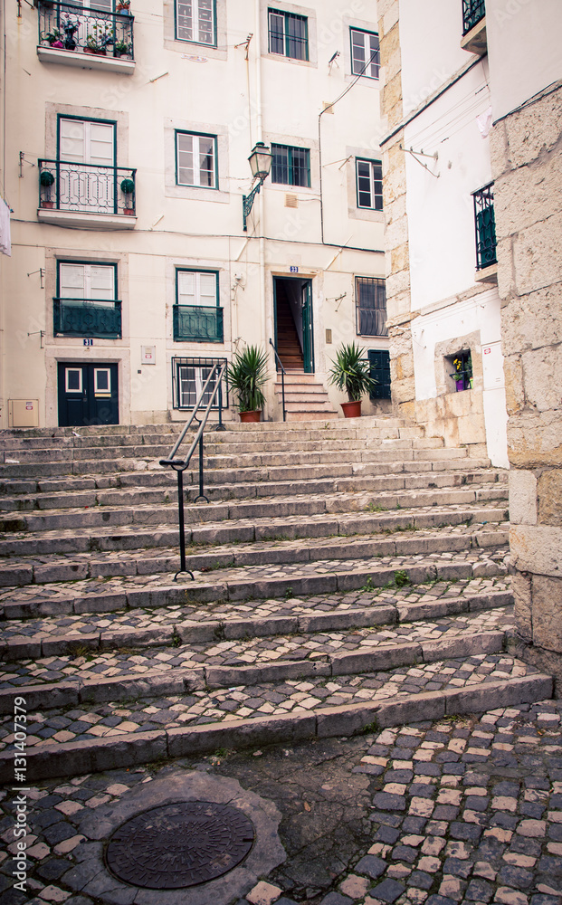 stairs in lisbon