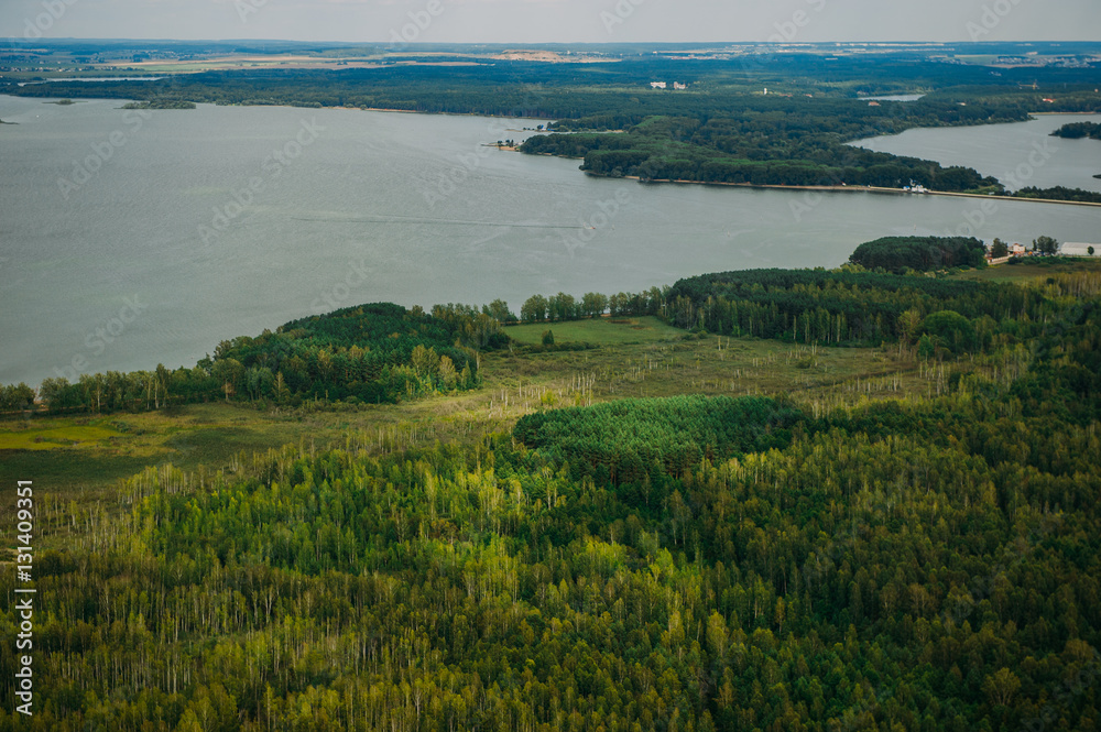 Nature in Belarus. View from helicopter, Minsk Nature in Belarus. View from helicopter, Minsk