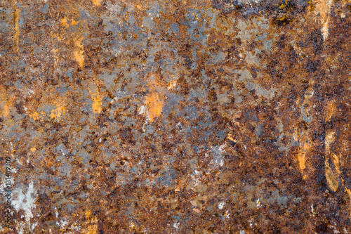 Rusted metal texture