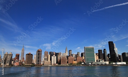 New York City. Midtown Manhattan skyline and East River