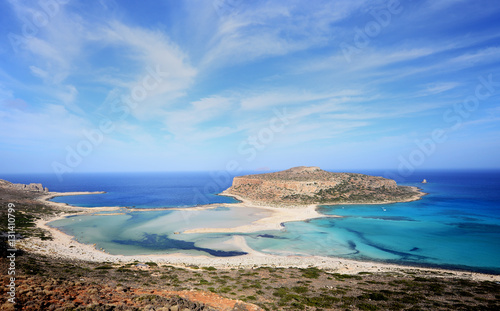 Balos lagoon on Crete island - Greece