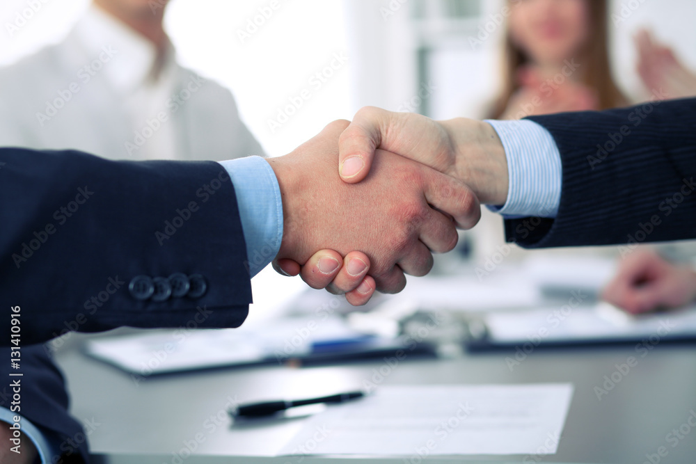 Business handshake