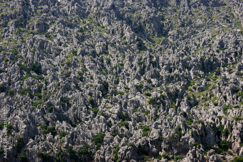 Hiking the Torrent de Lluc, Mallorca, Spain Hiking the Torrent de Lluc, Mallorca, Spain