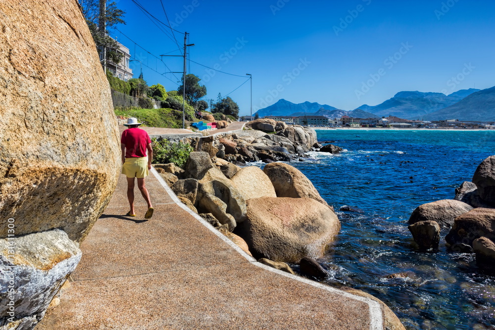 Obraz premium Fish Hoek, Uferpromenade