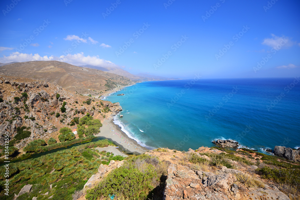 Preveli beach on Crete island. Greece Preveli beach on Crete island. Greece
