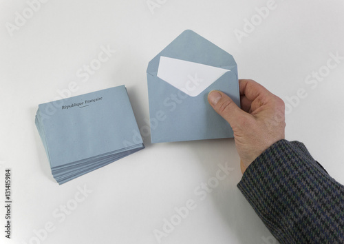 BULLETIN DE VOTE ENVELOPPE PRÉSIDENTIELLE