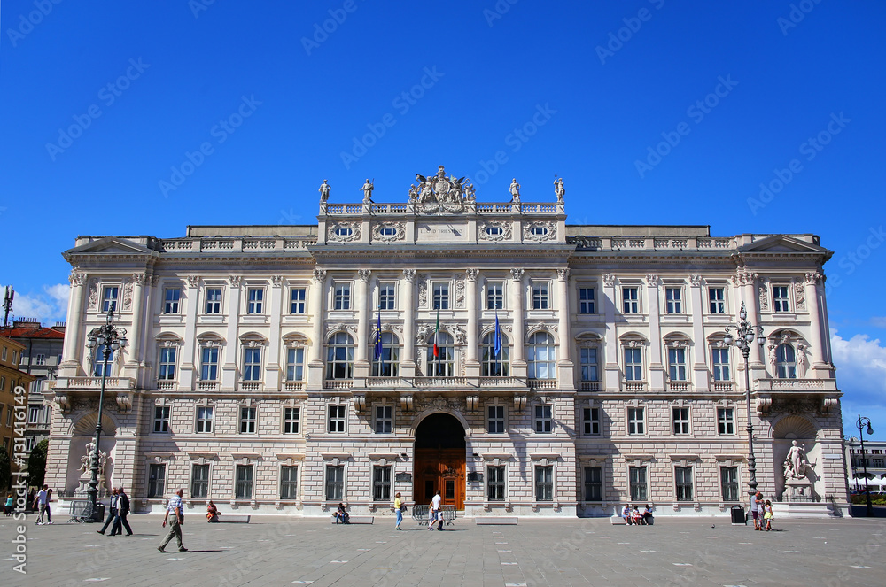 Palazzo del Lloyd Triestino on Piazza Unita d'Italia in Trieste,