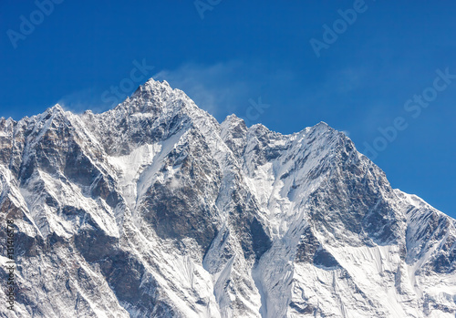 Lhotse peak (8516 m) - Everest region, Nepal, Himalayas © vadim_petrakov
