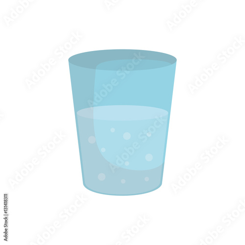 Glass of water icon vector illustration graphic design