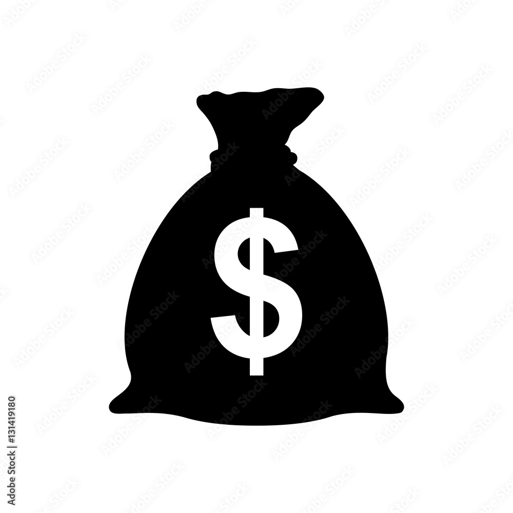Isolated money bag vector illustration graphic design Isolated money bag vector illustration graphic design