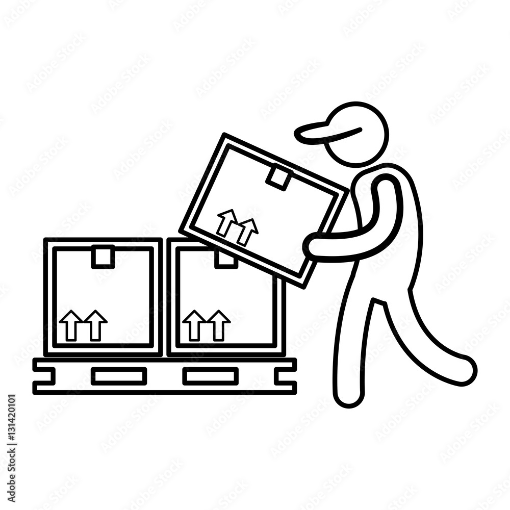 Delivery and logistic icon vector illustration graphic design Delivery and logistic icon vector illustration graphic design