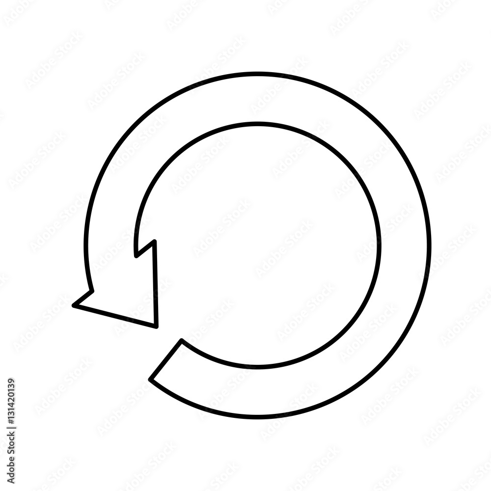 Arrow round cycle icon vector illustration graphic design Arrow round cycle icon vector illustration graphic design