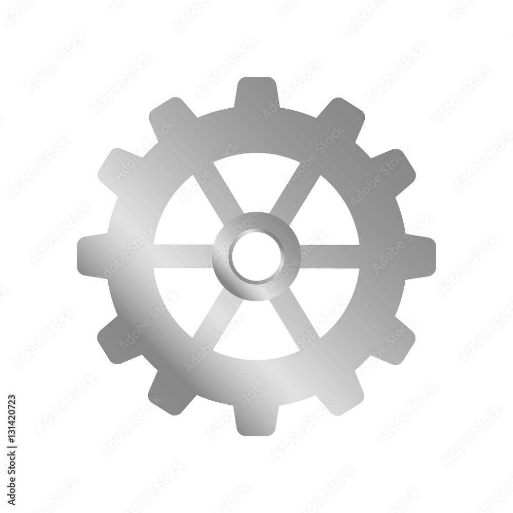 Isolated gear piece icon vector illustration graphic design