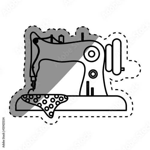 Isolated sewing machine icon vector illustration graphic design