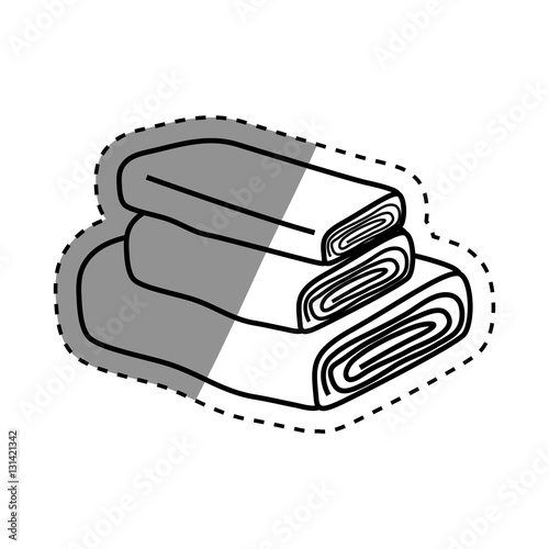isolated fabrics cloth icon vector illustration graphic design
