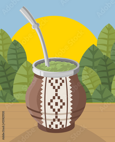 hot beverage argentinian yerba mate