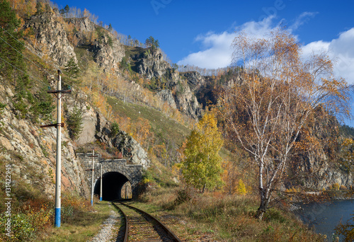 Autumn on Circum-Baikal Railway photo