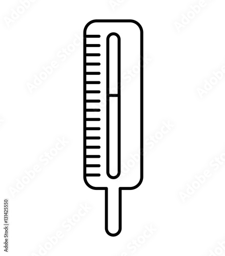 thermometer medical isolated icon vector illustration design