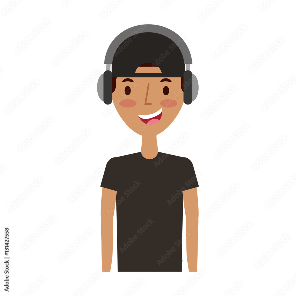 young man avatar character vector illustration design young man avatar character vector illustration design